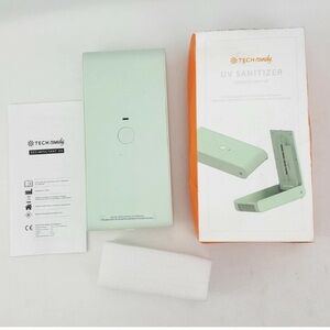 UV Sanitizer Disinfectant Kills Cell Phone Germs Open Box Light Green Tech Candy